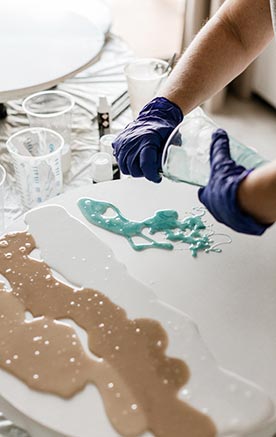 Talleres de cuadros de resina