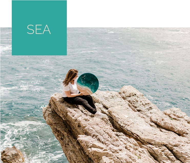 Inspiration from the sea in works of art